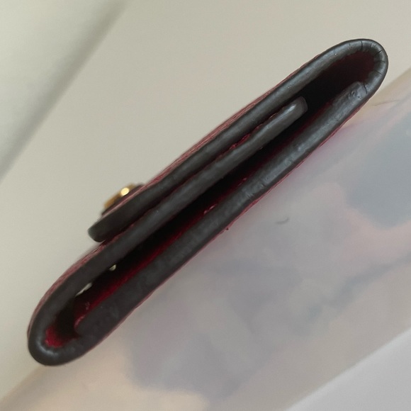 LOUIS VUITTON ❤️ Red Empreinte 6 Ring Key Holder ❤️ Excellent Condition - Picture 10 of 13